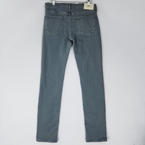 Paige Jeans Mens 30X31 Gray Lennox Transcend Slim Straight Stretch Casual Denim - Picture 7 of 12
